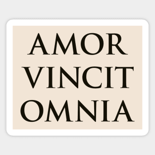 Amor Vincit Omnia Magnet